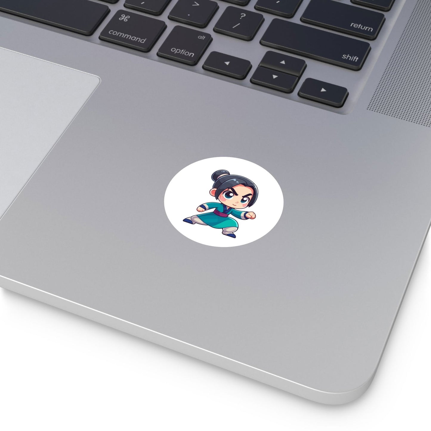 Mulan Round Vinyl Stickers - Little Luvin Stitches