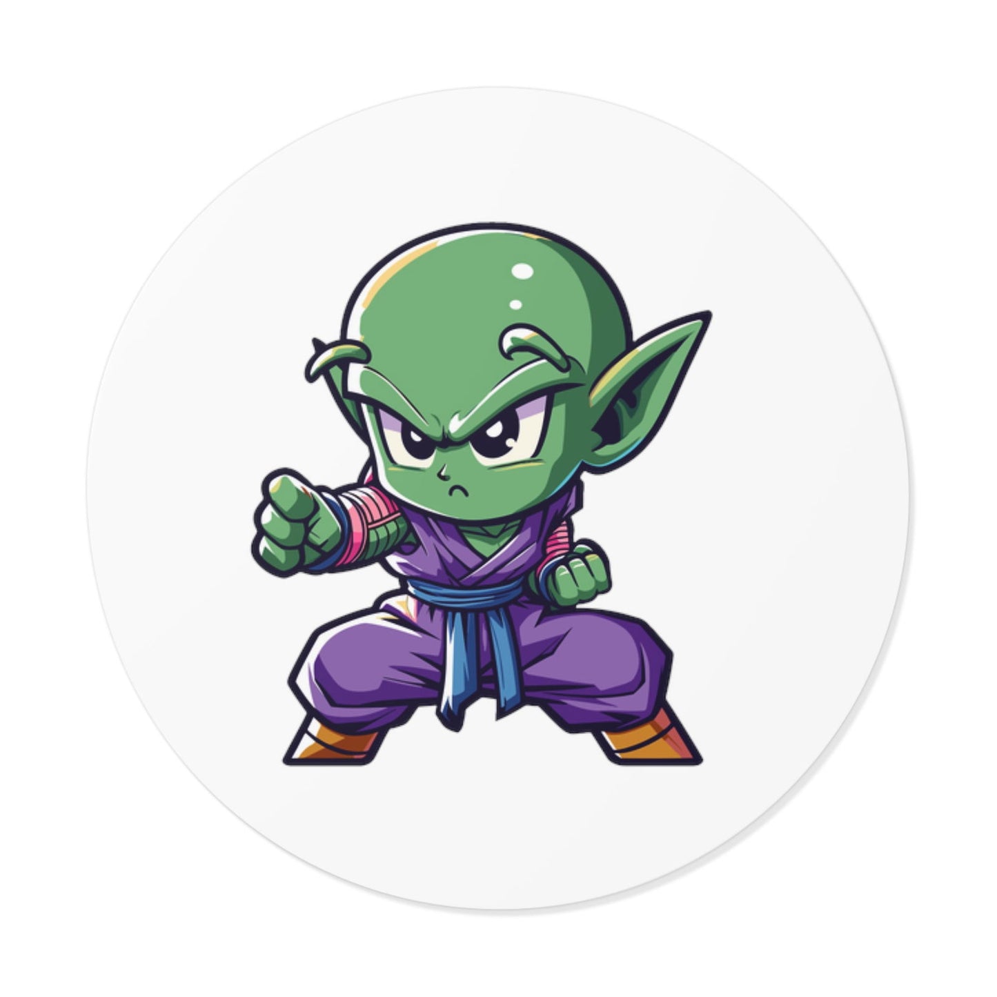 Piccolo Round Vinyl Stickers - Little Luvin Stitches