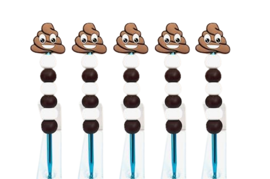 PooPoo Beaded Crochet Hook - Little Luvin Stitches