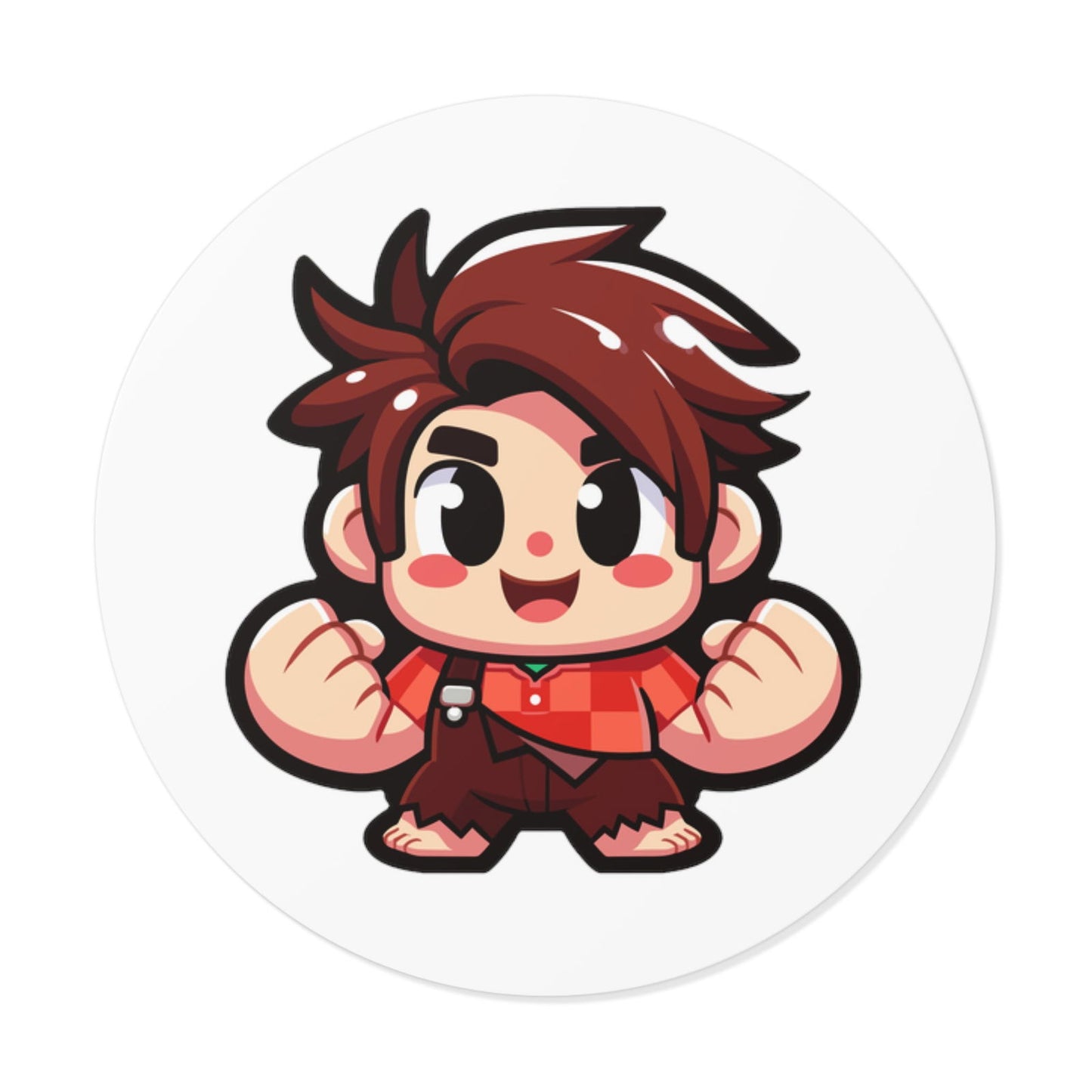 Ralph Round Vinyl Stickers - Little Luvin Stitches