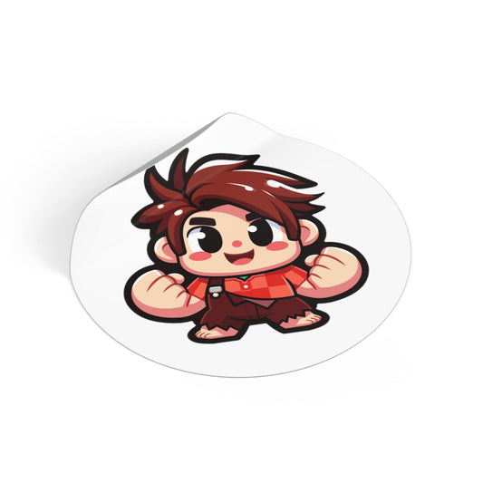 Ralph Round Vinyl Stickers - Little Luvin Stitches