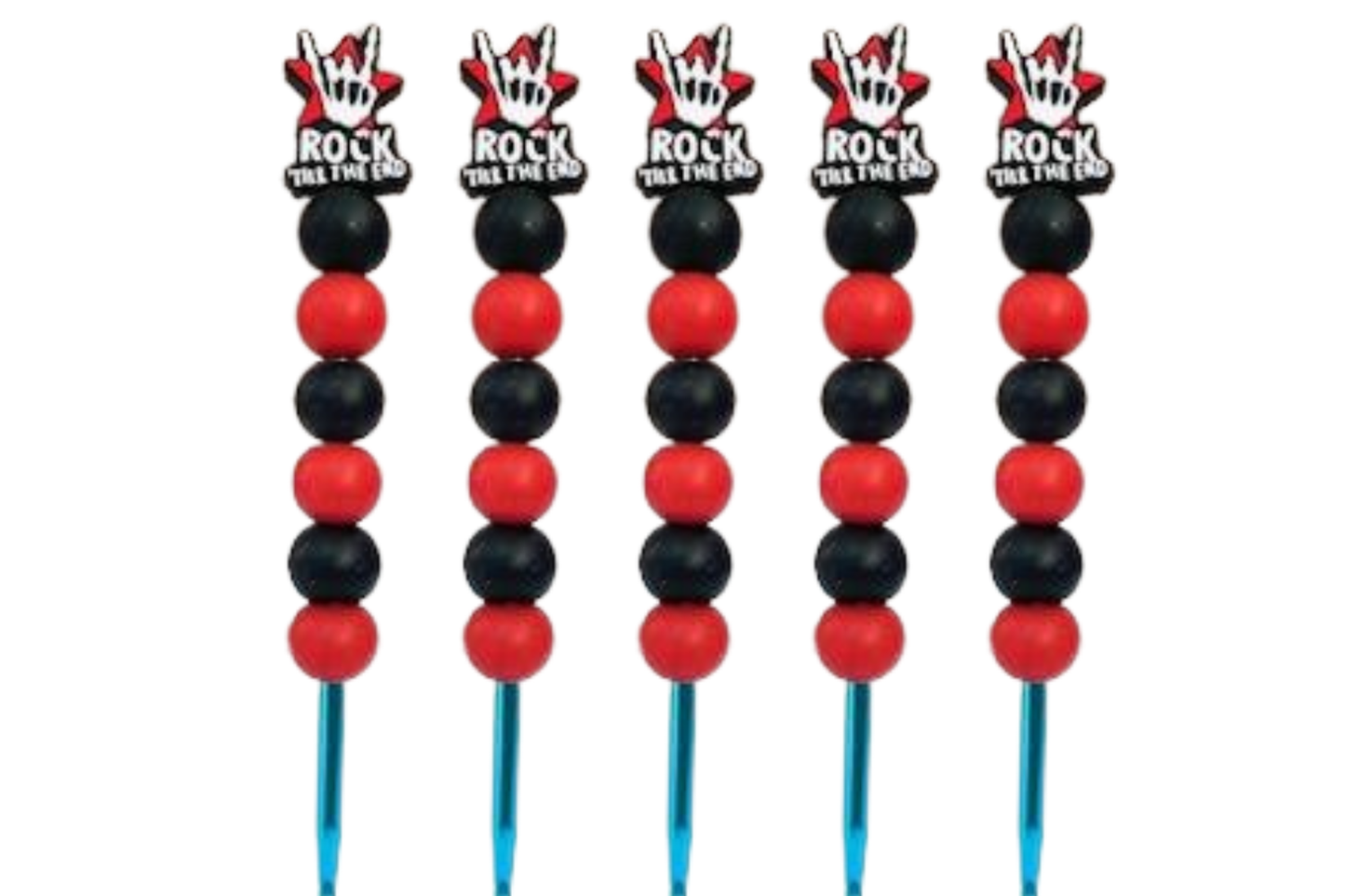 Rock N Roll Beaded Crochet Hook - Little Luvin Stitches