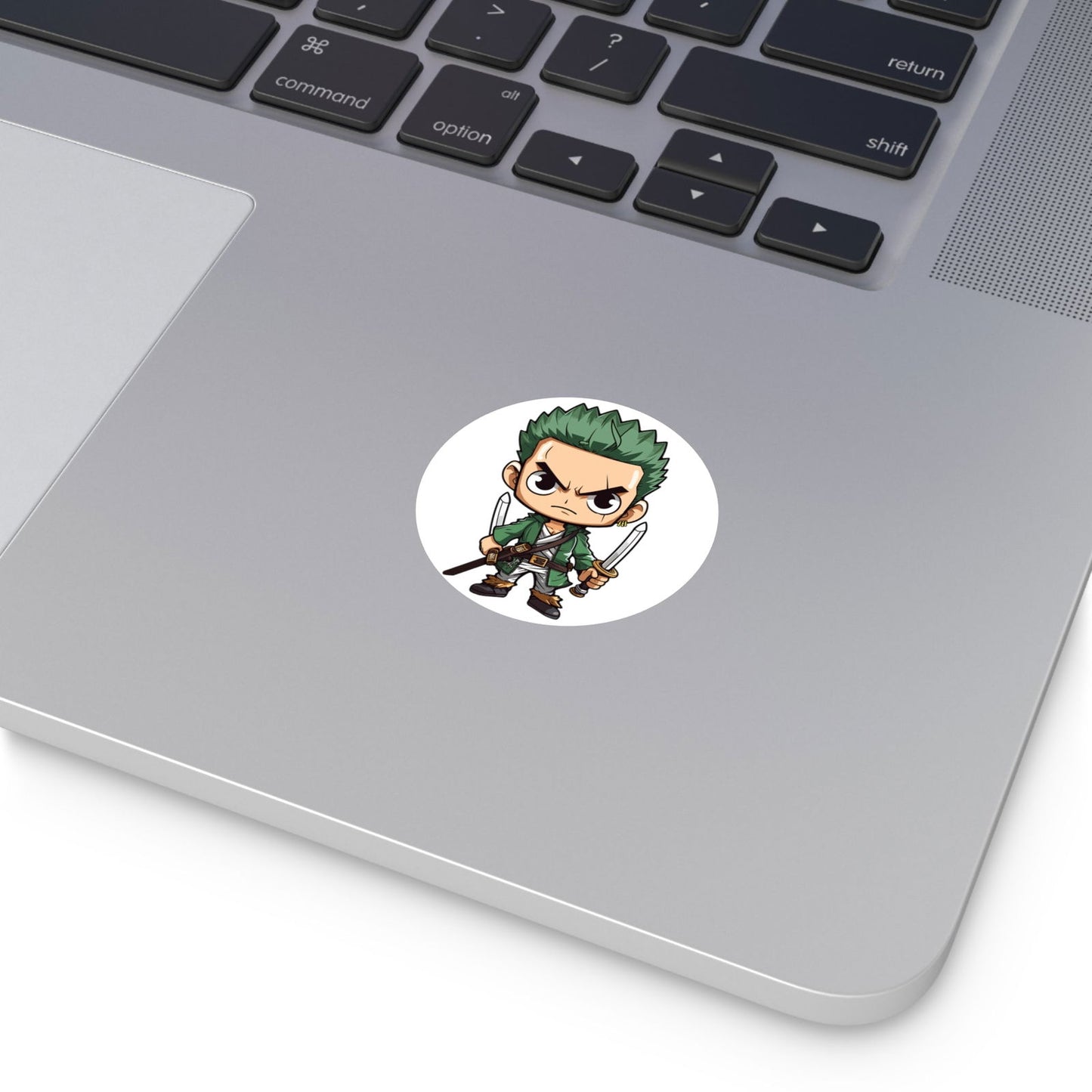Roronoa Zoro Round Vinyl Stickers - Little Luvin Stitches