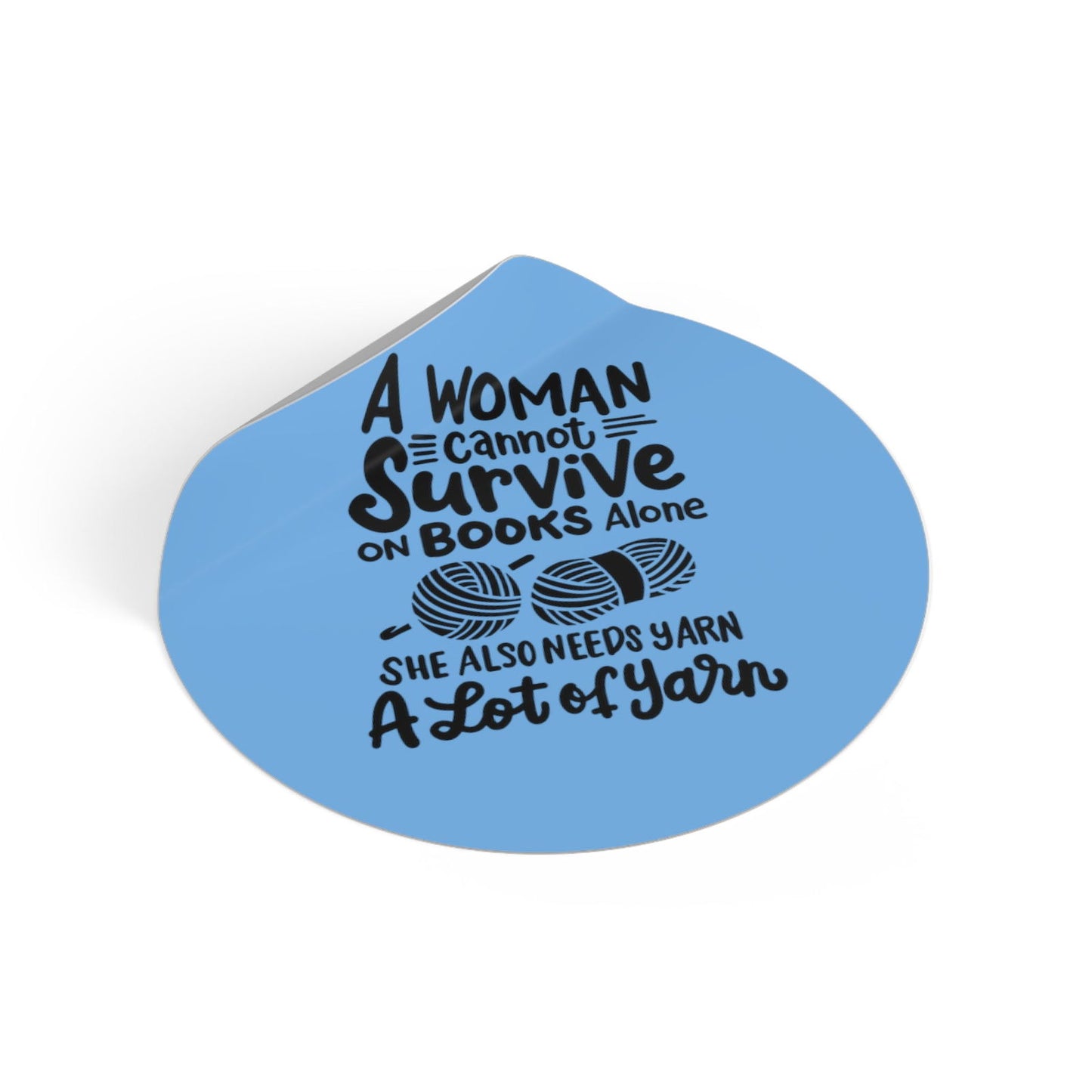 Round Vinyl Stickers - Little Luvin Stitches
