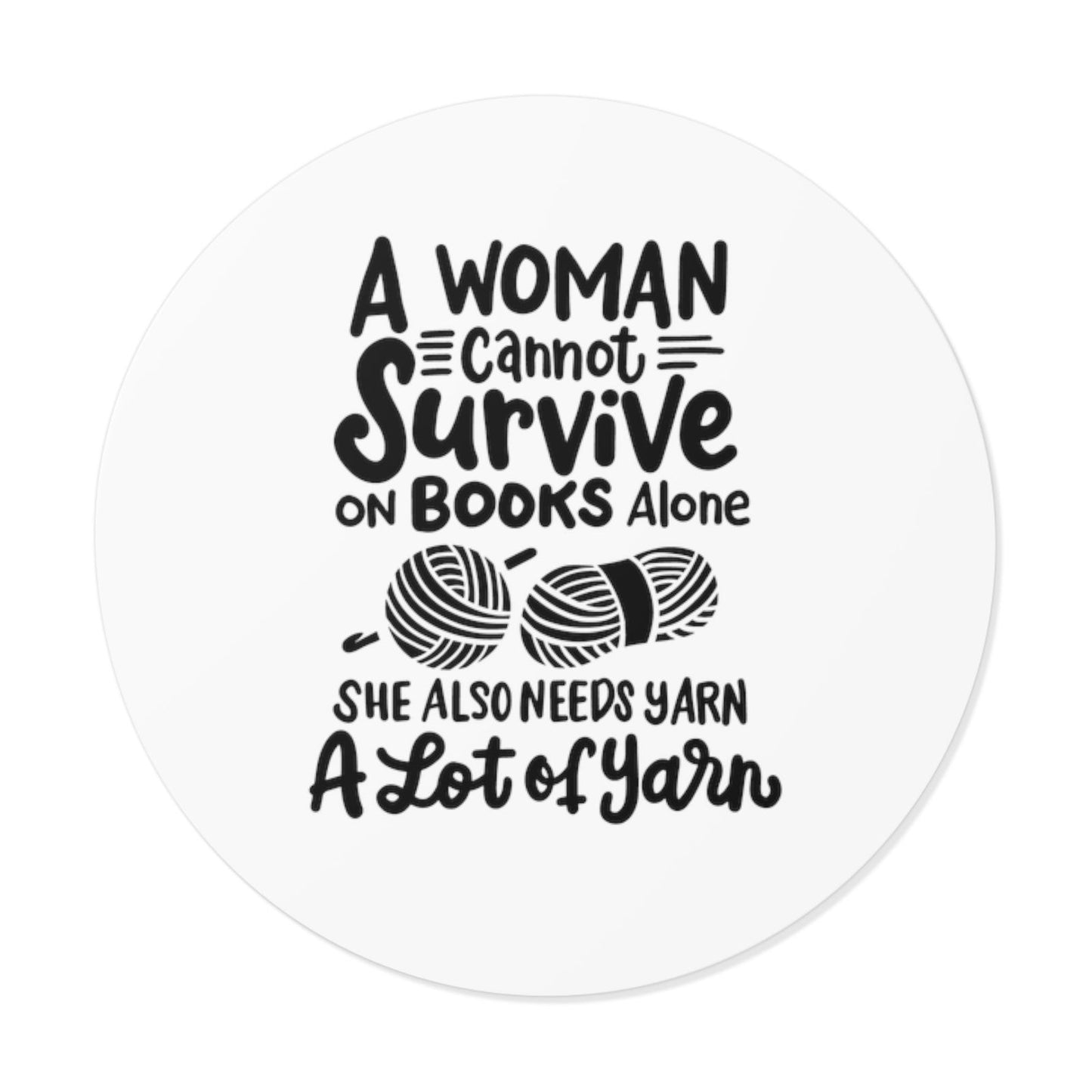 Round Vinyl Stickers - Little Luvin Stitches