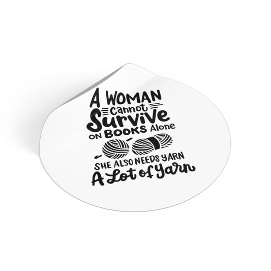 Round Vinyl Stickers - Little Luvin Stitches