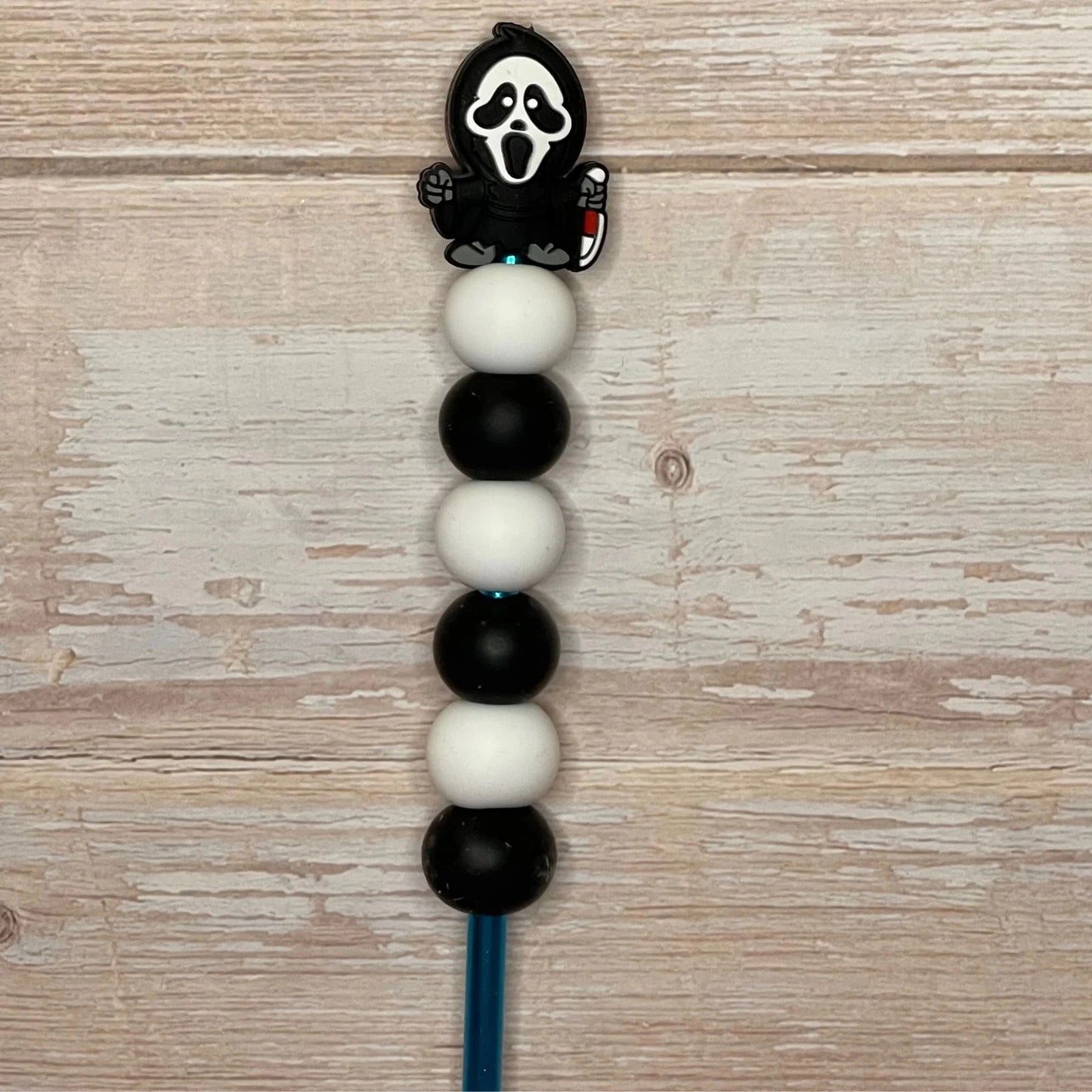 Scary Guy Beaded Crochet Hook - Little Luvin Stitches
