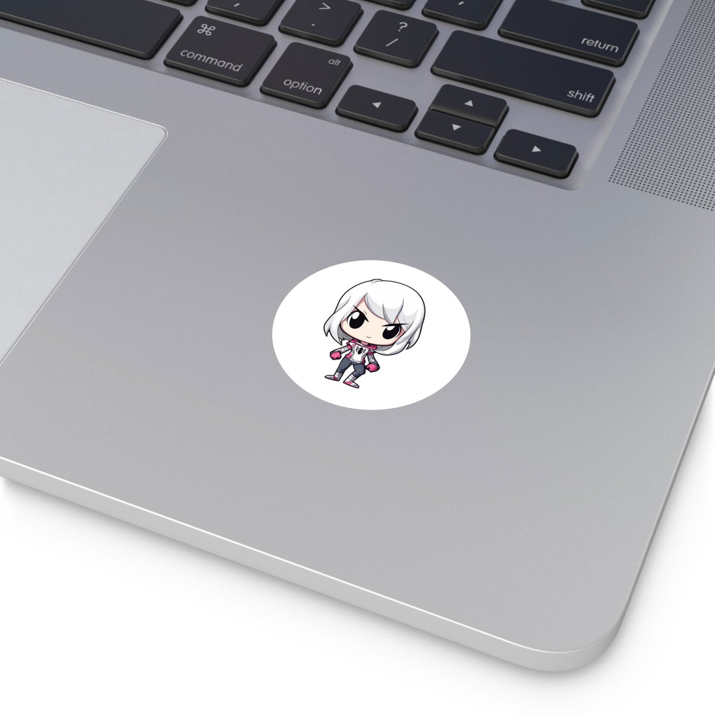 Spider Gwen Round Vinyl Stickers - Little Luvin Stitches