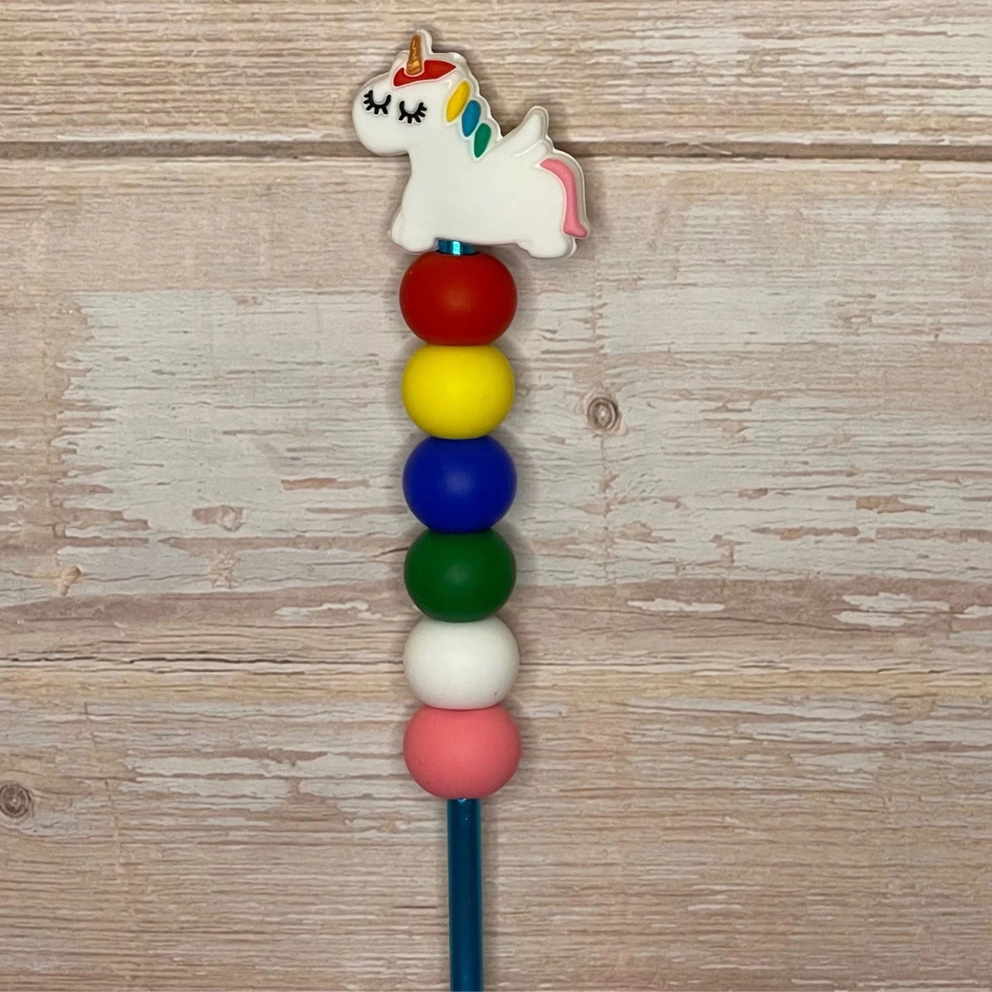 Unicorn Beaded Crochet Hook - Little Luvin Stitches