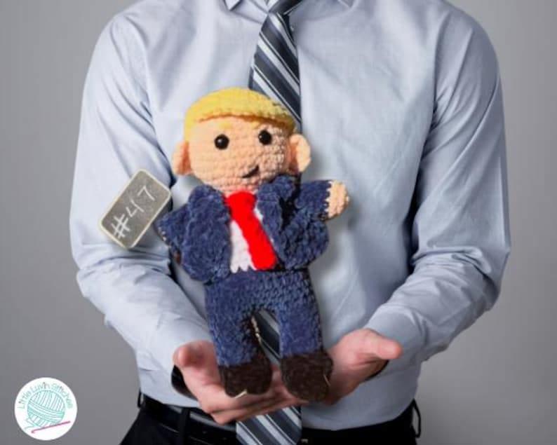 Mr. President, 100% Handmade Collectible Plushie