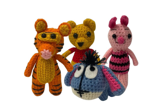 Hundred Acre Hugz Handmade Plushies, Buy as a Set or Individually