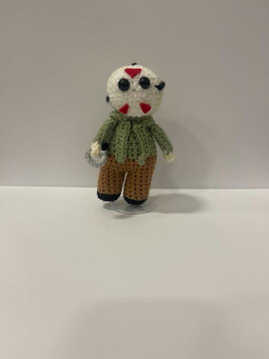 Hockey Mask Hugger Handmade Plushie