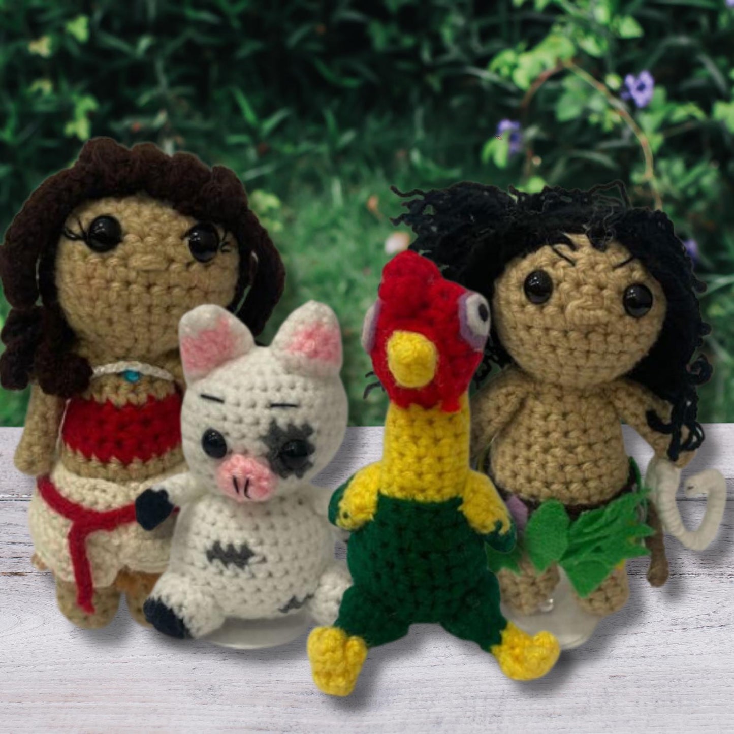 Island Friends Handmade Plushies, Buy as a Set or Individually
