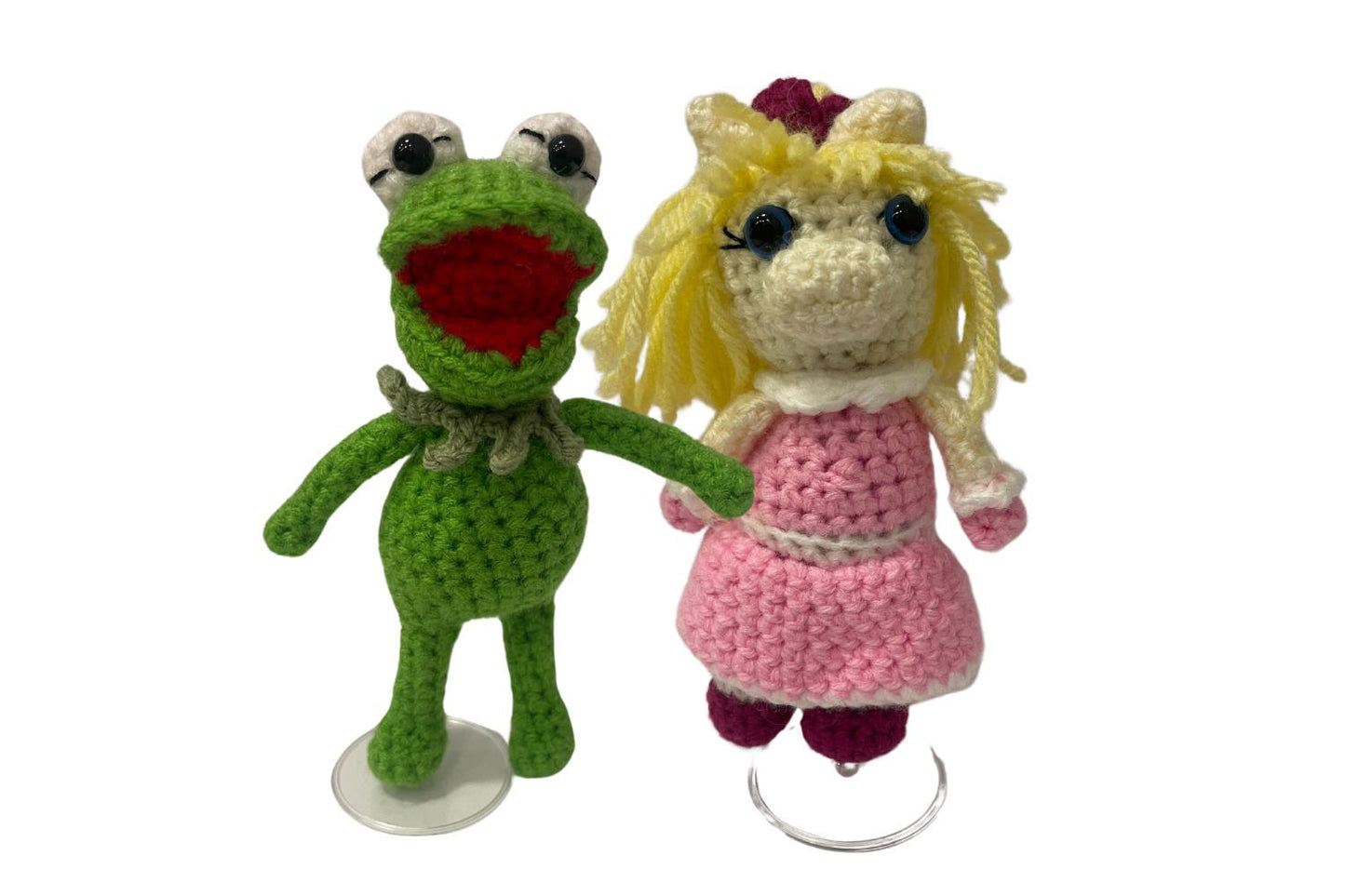 Frog and Pig Handmade Plushies, Buy as a Set or Individually
