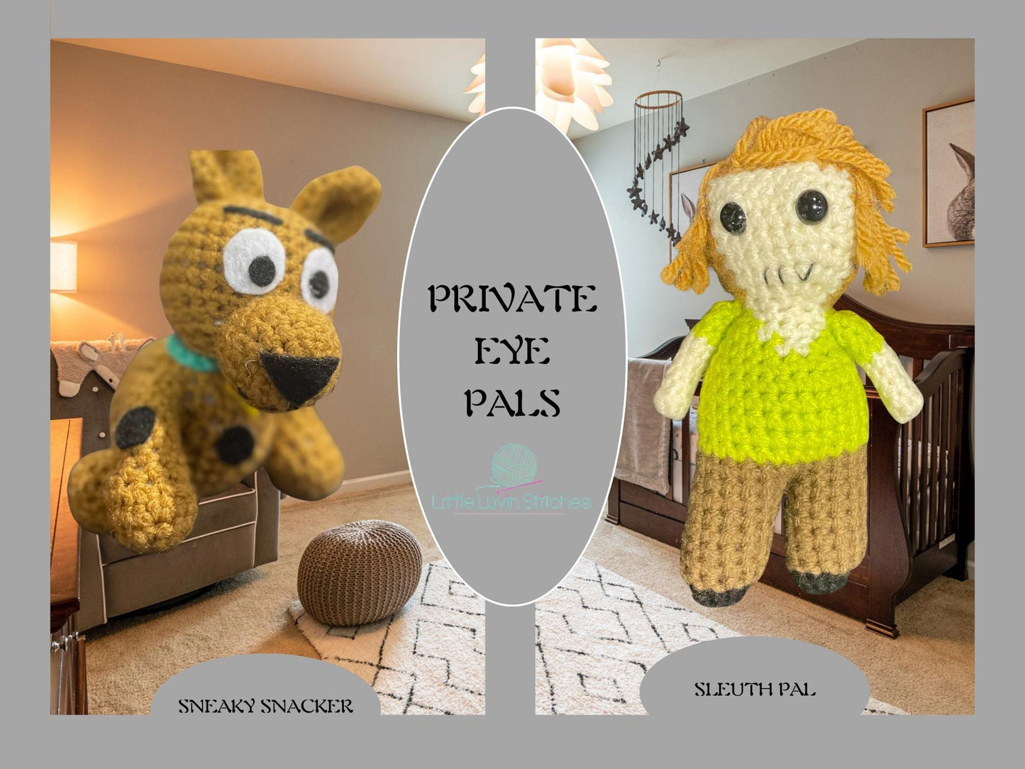 Private Eye Pals Handmade Plushie