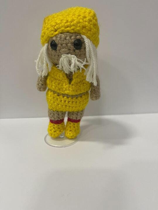 Wrestling Buddies Handmade Plushies