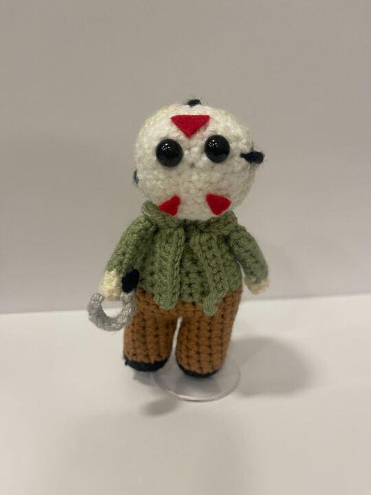 Hockey Mask Hugger Handmade Plushie