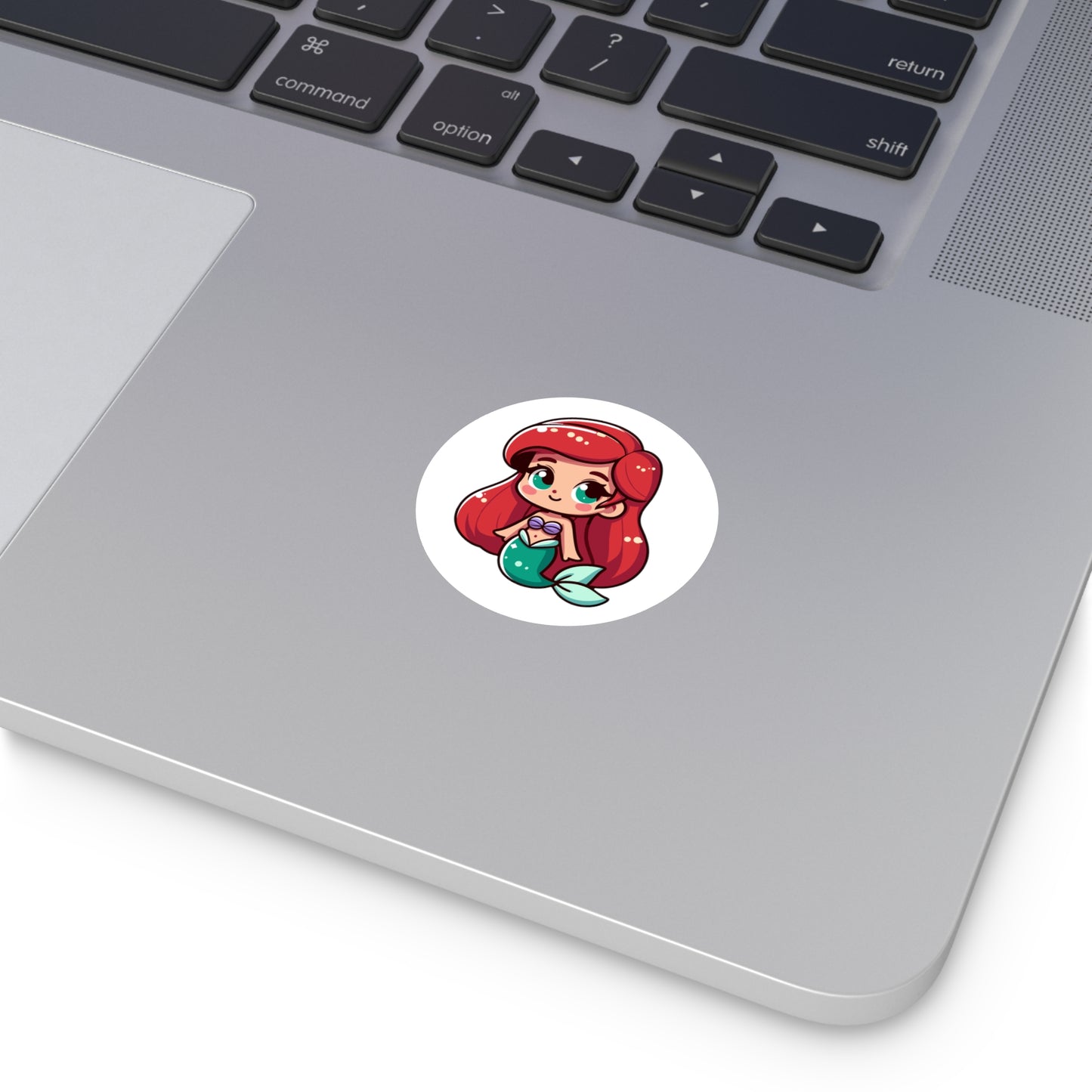 Ariel Round Vinyl Stickers