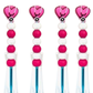 Nurse Heart Beaded Crochet Hook