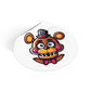 FNAF Freddy Round Vinyl Stickers