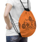 Cat And Yarn Drawstring Bag, Cute Yarn Bag