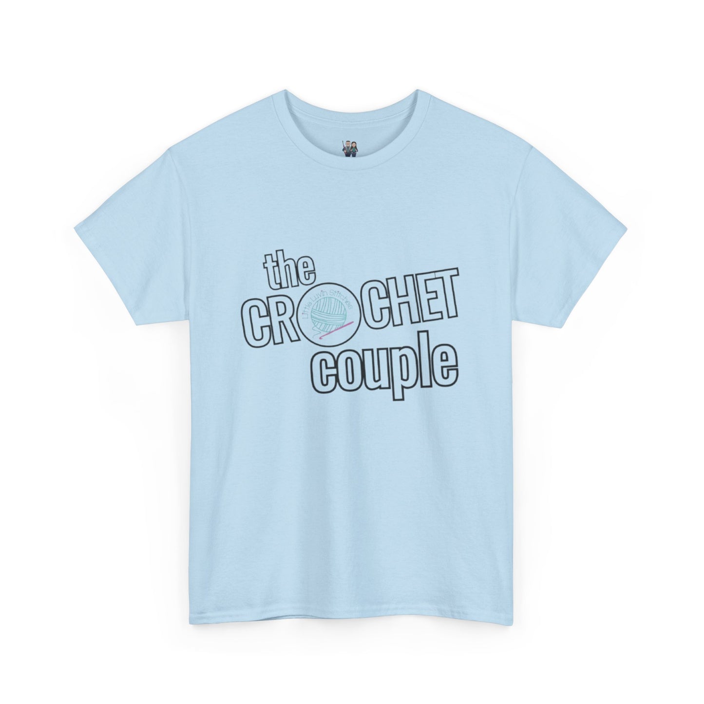 Cute Couple T-shirt, Unisex Heavy Tee