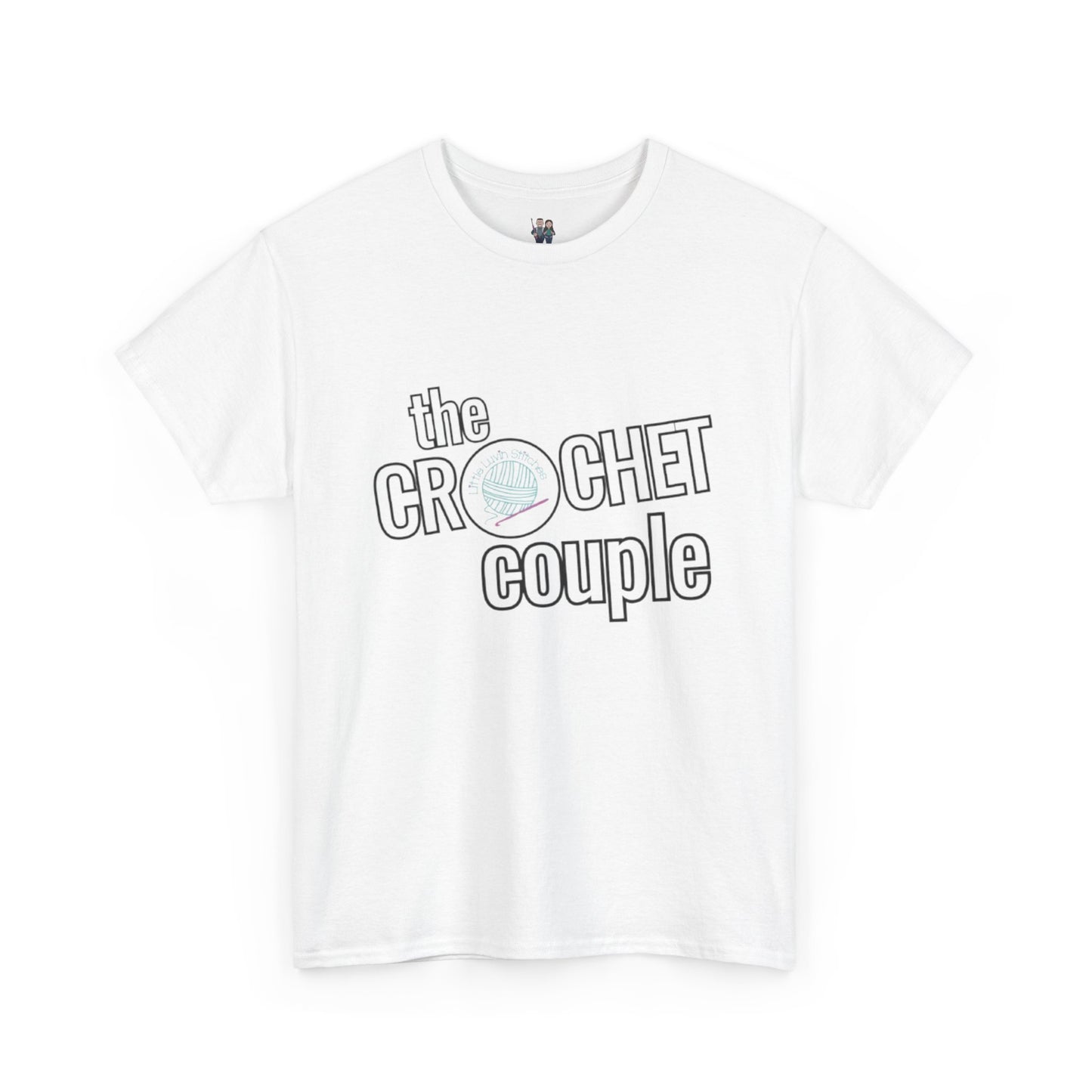 Cute Couple T-shirt, Unisex Heavy Tee