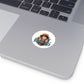 One Piece Luffy Round Vinyl Stickers