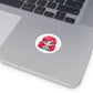 Ariel V2 Round Vinyl Stickers