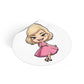 Barbie V4 Round Vinyl Stickers