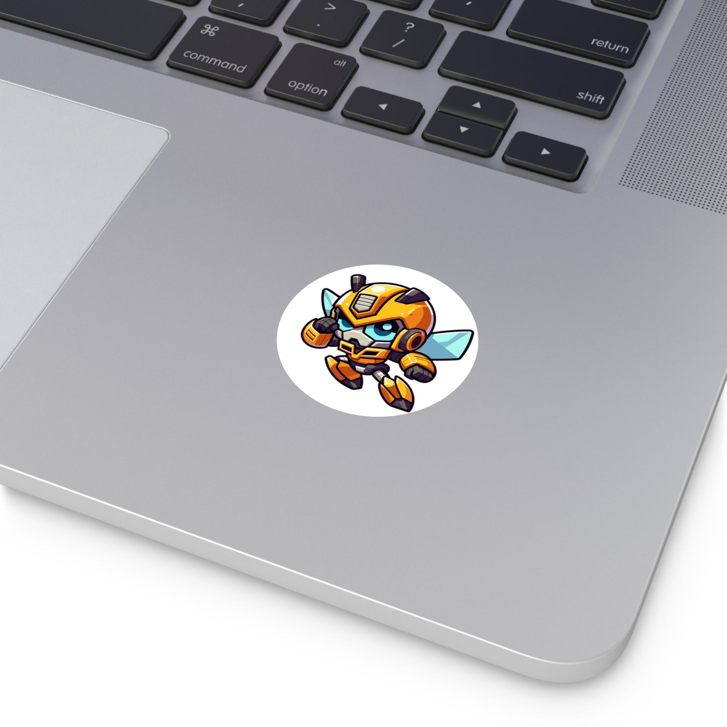 Bumblebee Round Vinyl Stickers