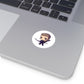 Hawkeye Round Vinyl Stickers