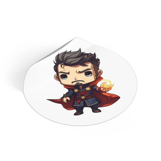 Dr Strange Round Vinyl Stickers