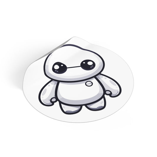 Baymax Round Vinyl Stickers