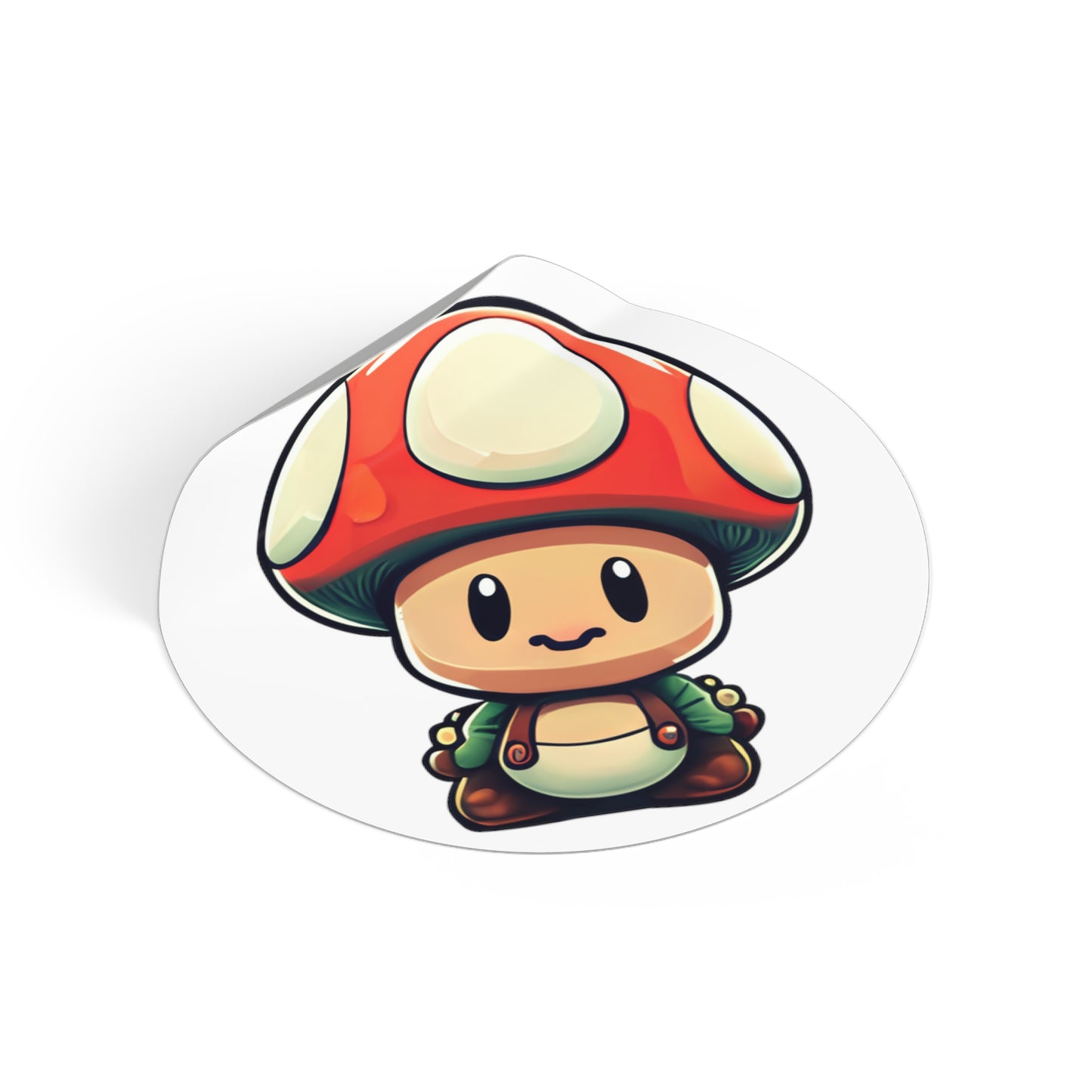 Toad Round Vinyl Stickers