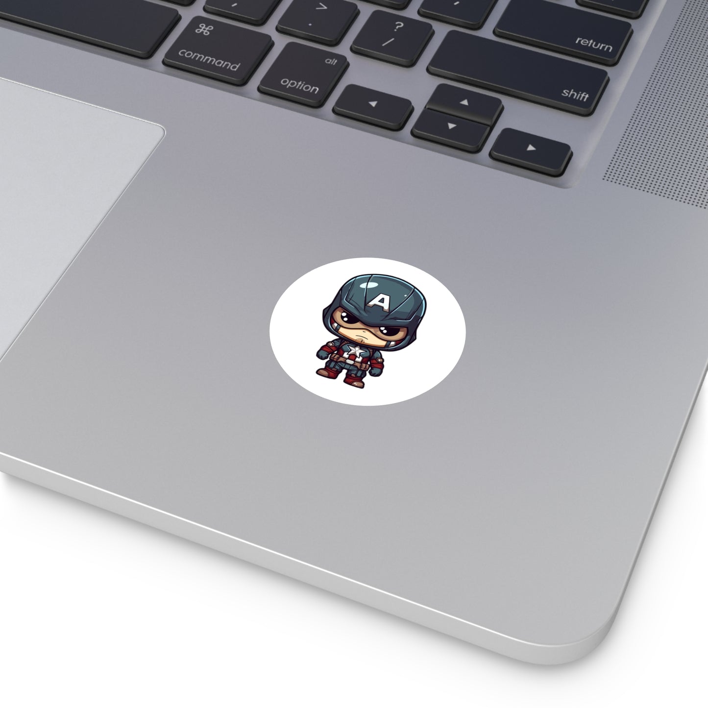 Captain America Round Vinyl Stickers