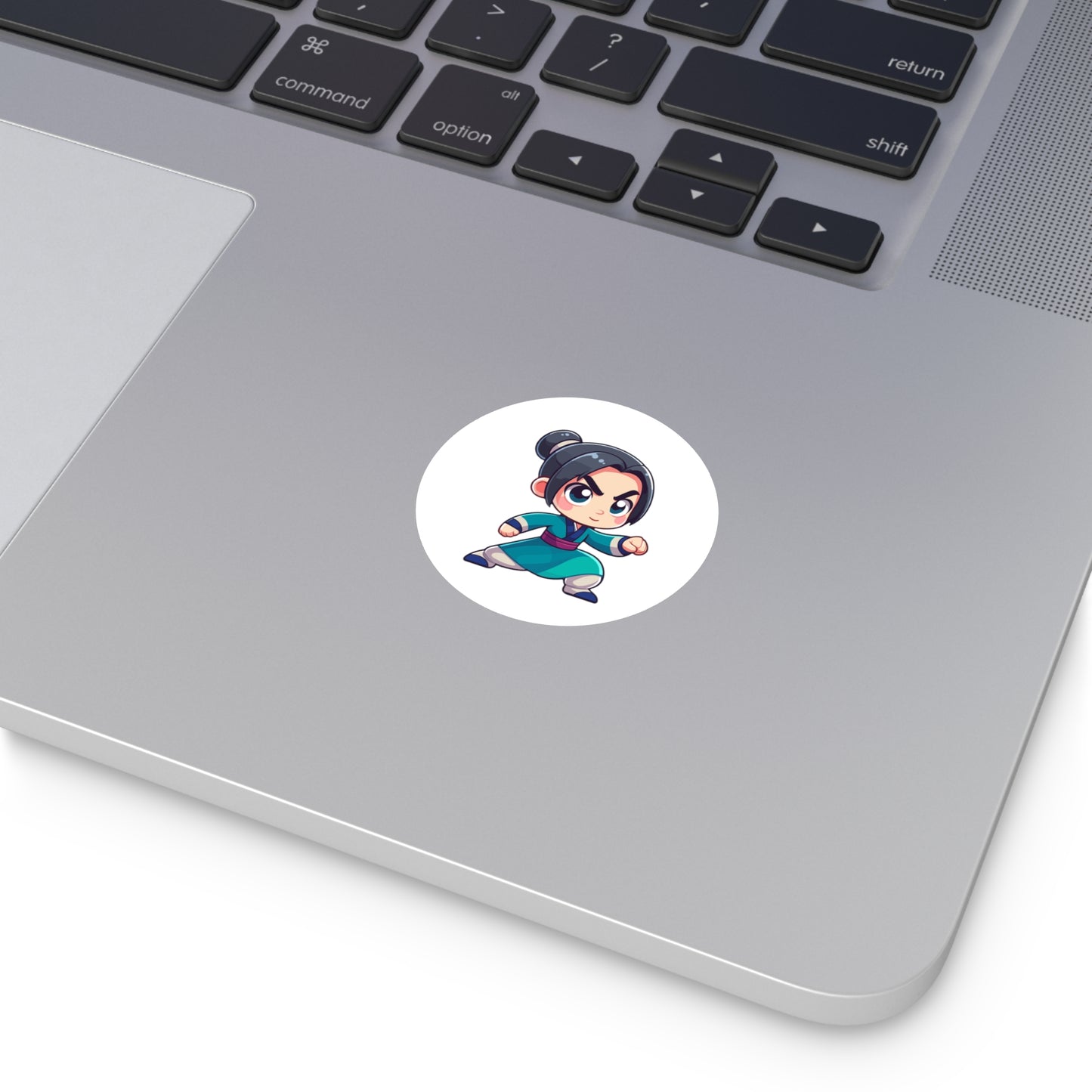 Mulan Round Vinyl Stickers