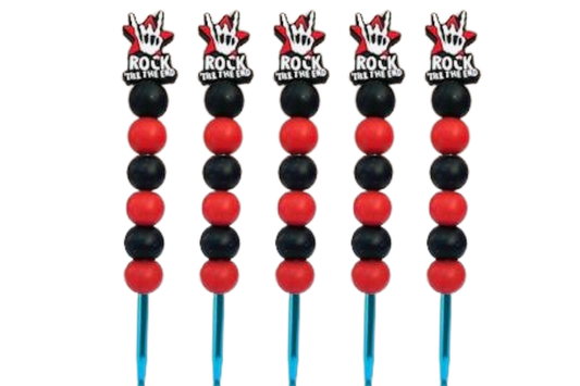 Rock N Roll Beaded Crochet Hook