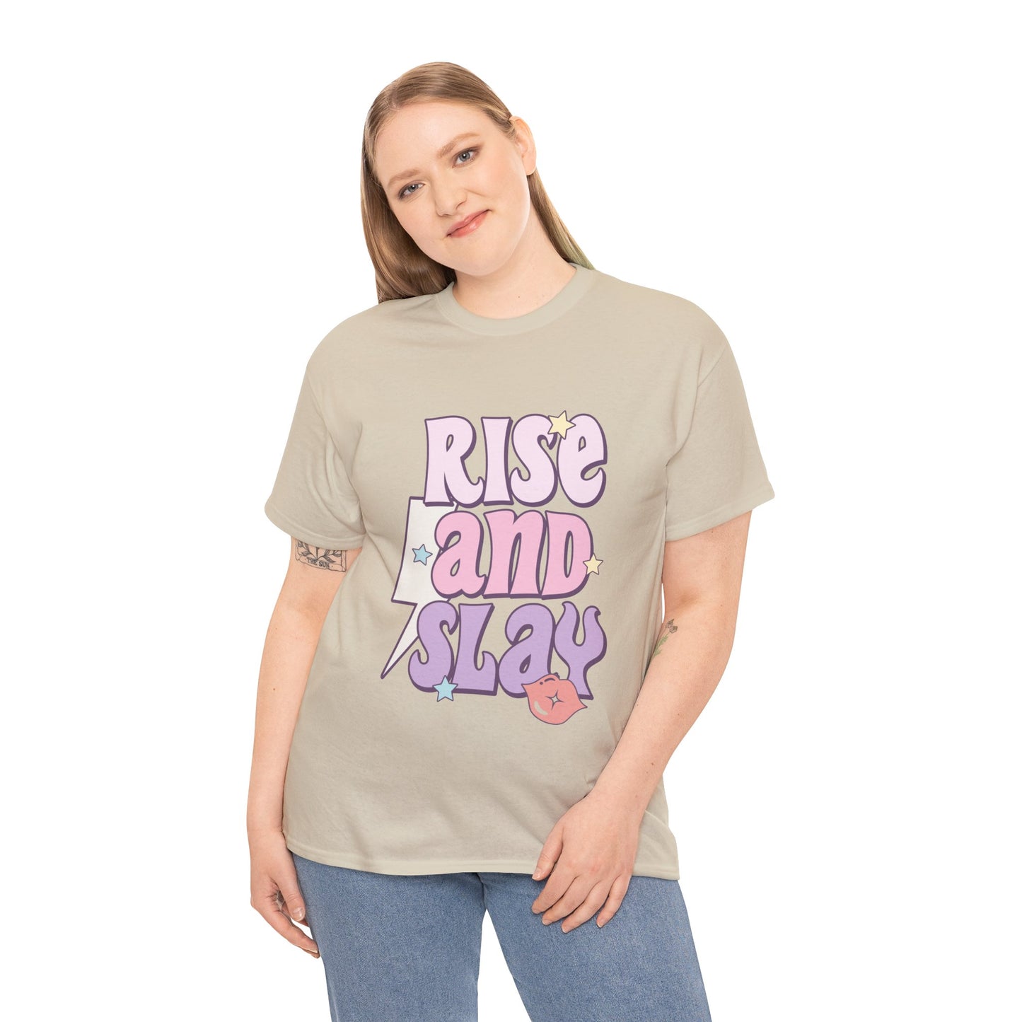 Rise and Slay Cute Saying Women's Favorite Tee