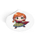 Anna Round Vinyl Stickers