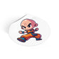 Krillin Round Vinyl Stickers