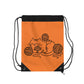 Cat And Yarn Drawstring Bag, Cute Yarn Bag