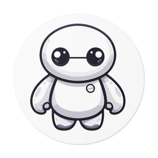 Baymax Round Vinyl Stickers