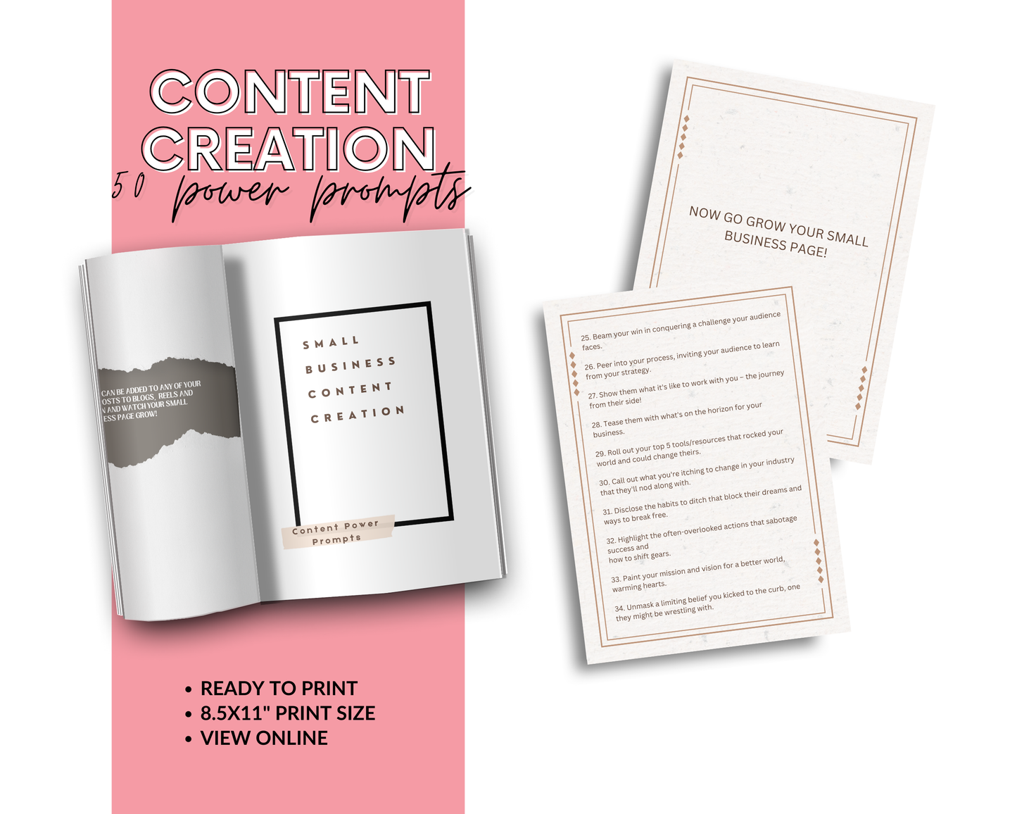 Instagram Content Prompts for Small Businesses | 50 Power Prompts (2)