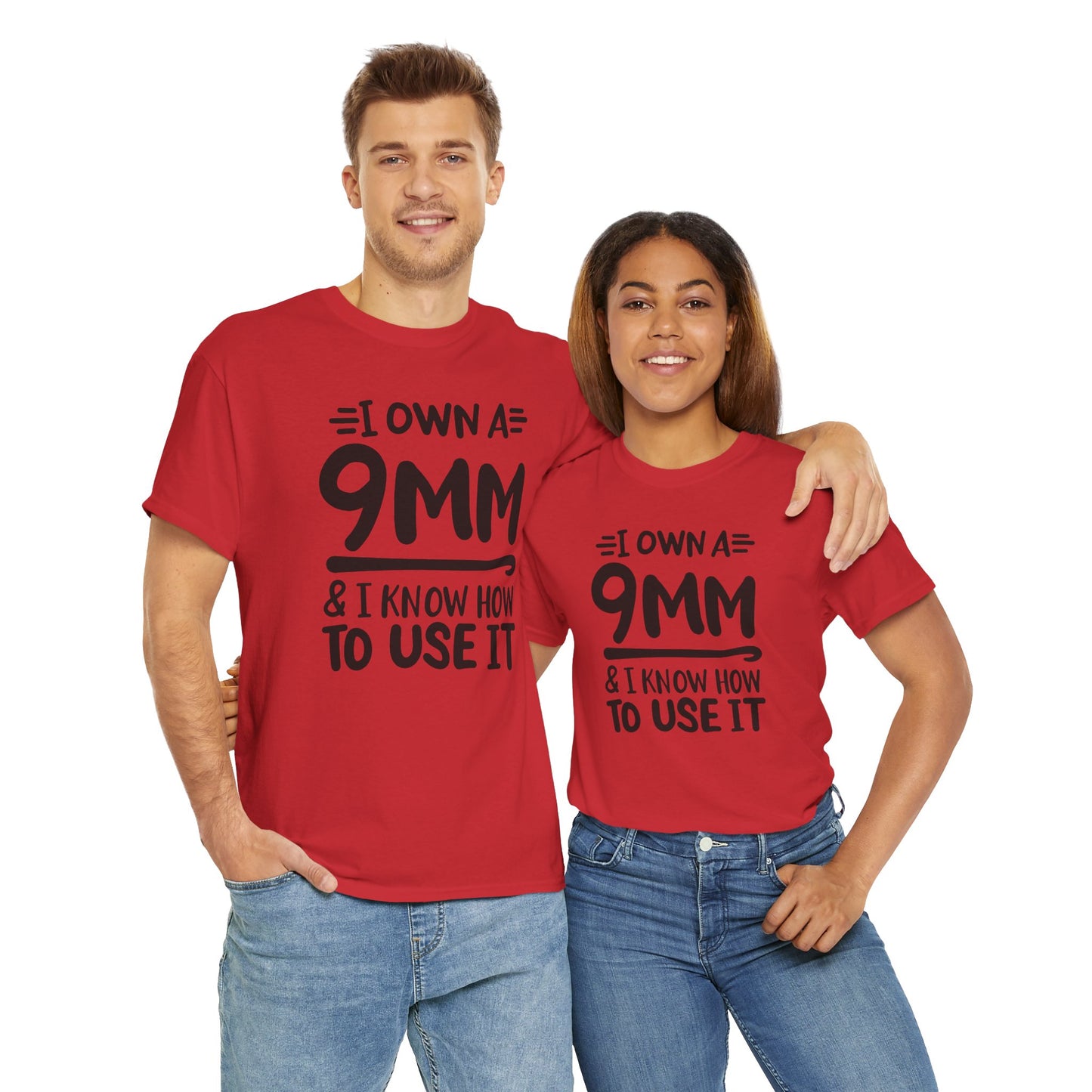 Funny Crochet Theme Unisex Heavy Cotton Tee