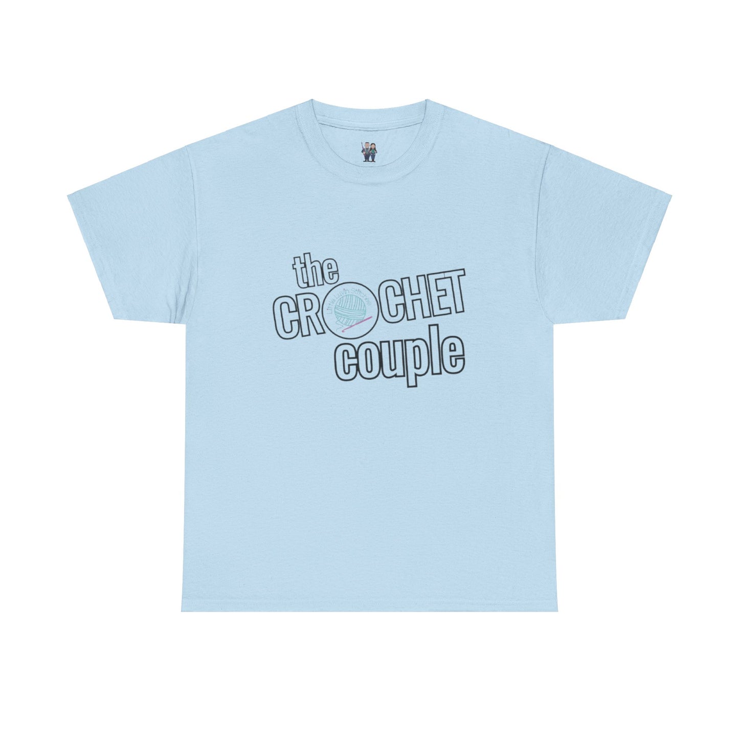 Cute Couple T-shirt, Unisex Heavy Tee