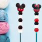 His and Hers Mouse Beaded Crochet Hook