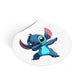 Stich Round Vinyl Stickers