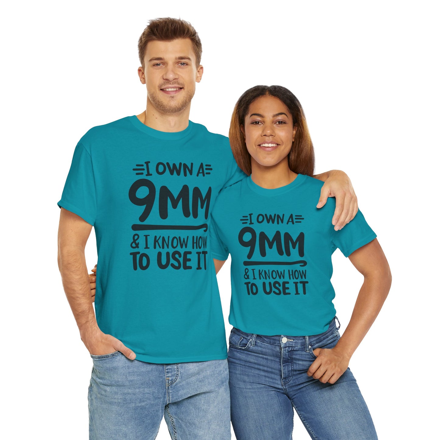 Funny Crochet Theme Unisex Heavy Cotton Tee