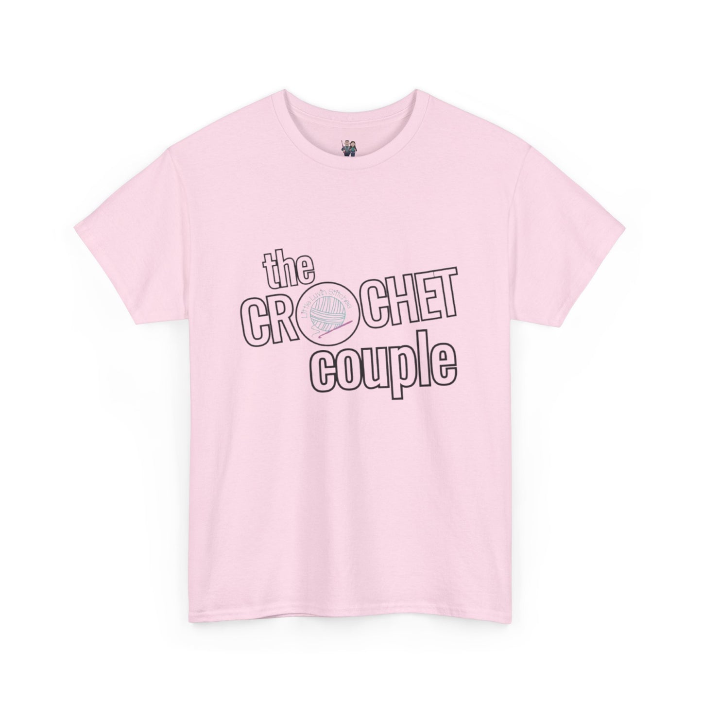 Cute Couple T-shirt, Unisex Heavy Tee